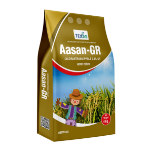 AASAN-GR</br><p style="color:#0066A7;font-size:13px;line-height: 1.3;margin-top: 8px;">Chlorantranilprole 0.4% GR</p>