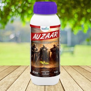 AUZAR</br><p style="color:#0066A7;font-size:13px;line-height: 1.3;margin-top: 8px;">Azoxystrobin 2.5% + Thiophanate Methyl 11-25% + Thiamethoxam 25% FS</p>